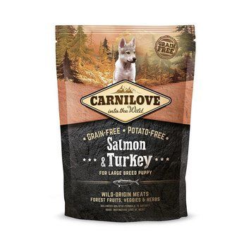 Корм сухий Carnilove Puppy Large Breed Salmon and Turkey для цуценят великих порід з лососем та індичкою 1,5 кг 150823/8853 фото