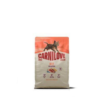 Корм сухий Carnilove True Fresh Beef Kitten для кошенят яловичина 2 кг 173758 фото
