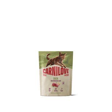 Корм сухий Carnilove True Fresh Duck Sterilised для стерилізованих котів качка 400 г 173760 фото