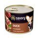 Корм вологий Savory Dog Gourmand Duck паштет для дорослих собак усіх порід з качкою 200 г 30464 фото 1