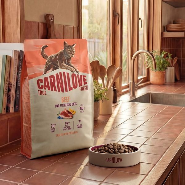 Корм сухий Carnilove True Fresh Fish & Turkey Sterilised для стерилізованих котів риба та індичка 400 г 173763 фото