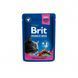 Корм вологий Brit Premium Cat Chicken and Turkey pouch для котів з куркою та індичкою 100 г 100273 /506019 фото 1