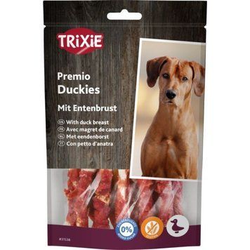 Ласощі Trixie Premio Duckies для собак кісточки з качкою 100 г 31538 фото