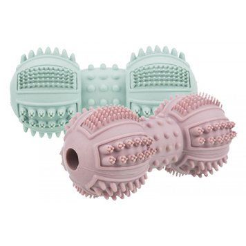 Іграшка Trixie Junior Dumbbell для цуценят Гантель шипована гума 9 см 33343 фото