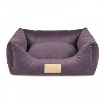 Лежак Pet Fashion Molly №1 для собак і котів фіолетовий 52х40х17 см PR242133 фото