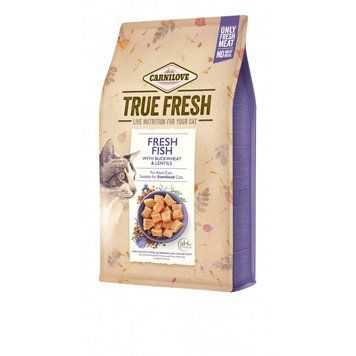 Корм сухий Carnilove True Fresh Cat Fresh Fish для дорослих котів з рибою 340 г 172157 фото