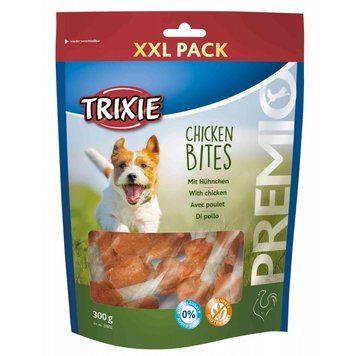 Ласощі Trixie Premio Chicken Bites XXL для собак курячі гантельки з куркою 300 г 31802 фото