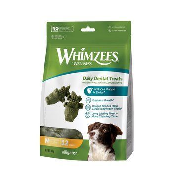 Ласощі Whimzees Alligator д/собак у формі Алігатора M 12 шт WHZ320EU фото