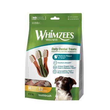 Ласощі Whimzees Toothbrush д/собак у формі зубної щітки M 12 шт WHZ343EU фото