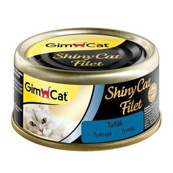 Корм вологий GimCat Shiny Cat Filet для котів з тунцем 70 г G-413815 /900 фото
