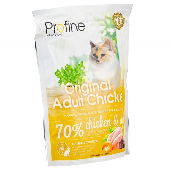 Корм сухий Profine Cat Original Adult для дорослих котів усіх порід з куркою та рисом 300 г 170565/7695***** фото