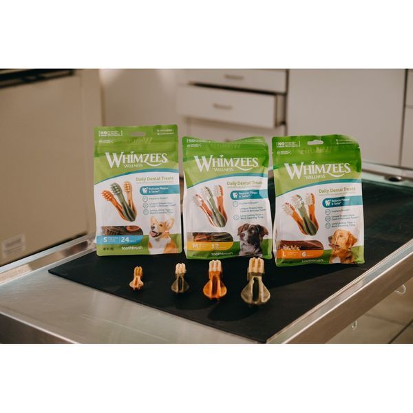 Ласощі Whimzees Toothbrush д/собак у формі зубної щітки L 6 шт WHZ344EU фото
