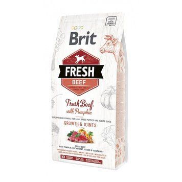 Корм сухий Brit Fresh Beef/Pumpkin Puppy Large для цуценят та молодих собак великих порід з яловичиною та гарбузом 2,5 кг 170992 /0762 фото